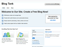 Tablet Screenshot of blogtank.info